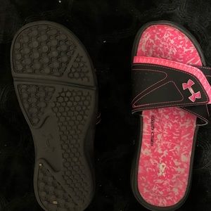 under armor foam slides